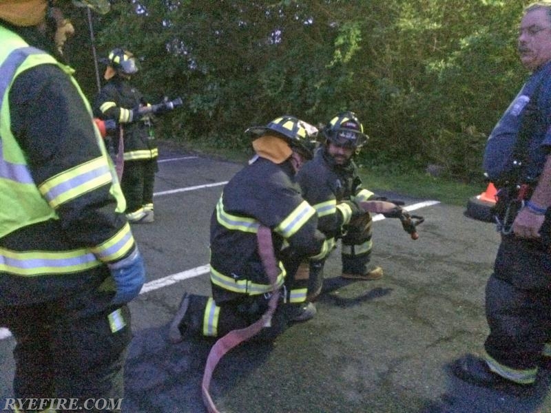 June 2015's Monthly drill was on Engine Company Operations.  Photo by Lt. Kyle Wagman